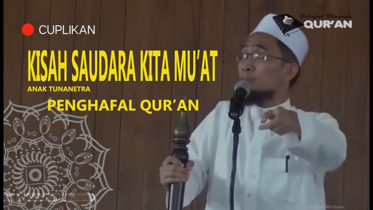 Ustad adi hidayat : kisah penghafal quran - YouTube