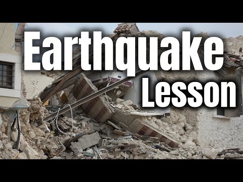 ⁣Earthquake Science Lesson for Children