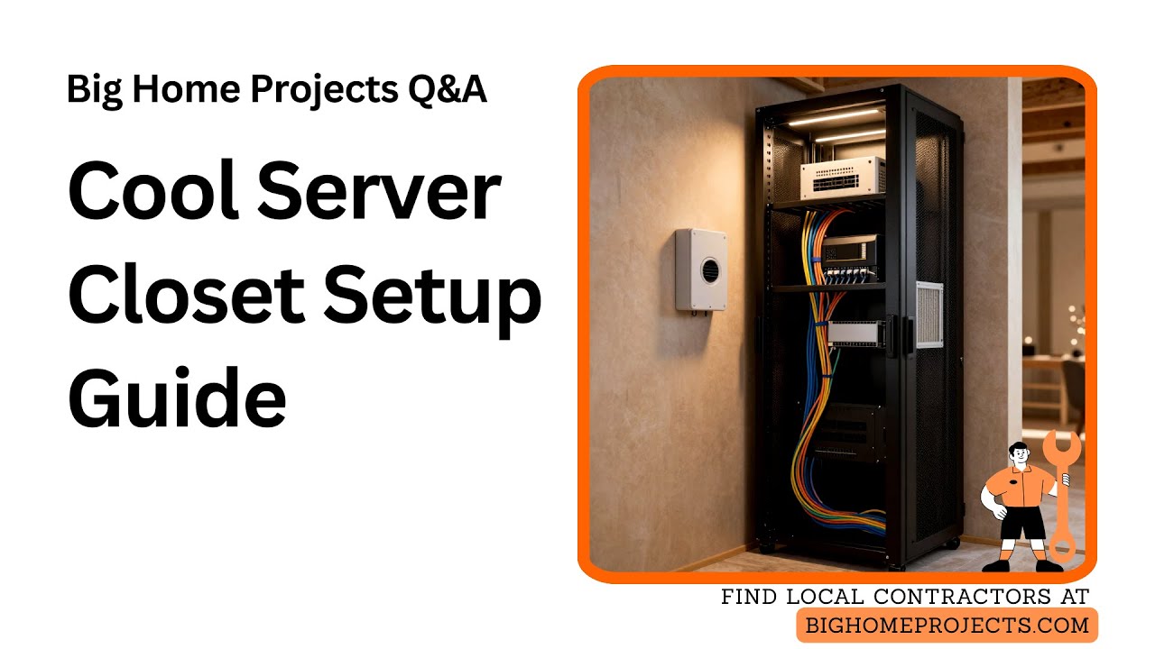 Split Server Rack Mini Split Server Closet Mesh Rack Labeling Guide - YouTube