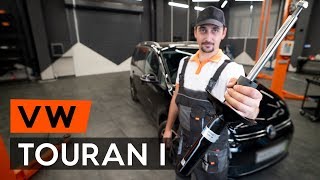 Montering Väghållning VW TOURAN (1T3): gratis video