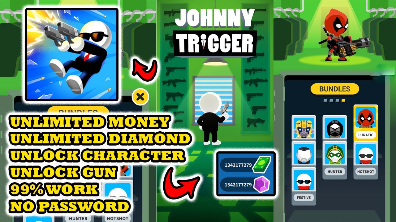 Update!! Johnny Trigger mod apk terbaru 2023 Unlimited Money