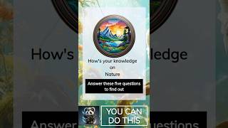 Nature Multiple choice #26