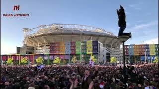 Ajax fans singing 90 minutes long  (audio remastered)
