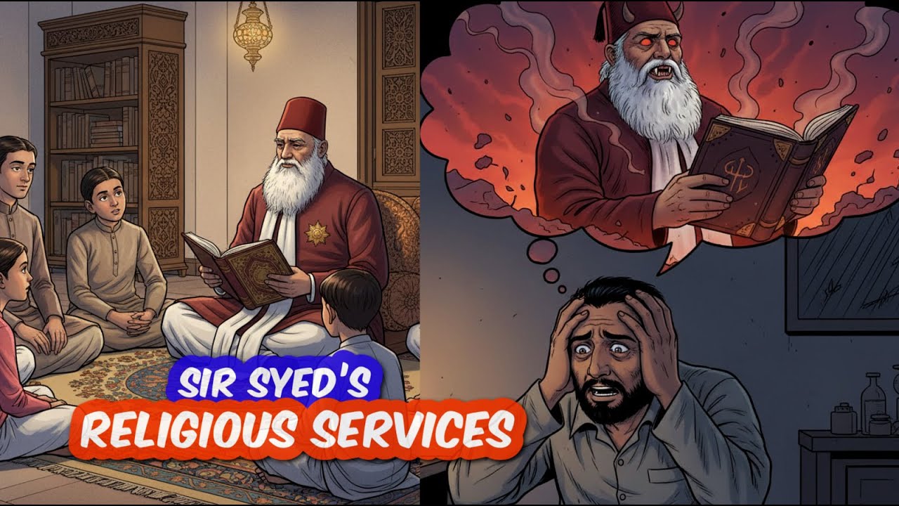 Sir Syed Ahmed Khan's religious services |  Digital comic | o levels |Pak studies 2059