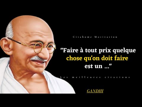 LES MEILLEURES PHRASES & CITATIONS DE GANDHI SUR LA NON-VIOLENCE | CITAHOME