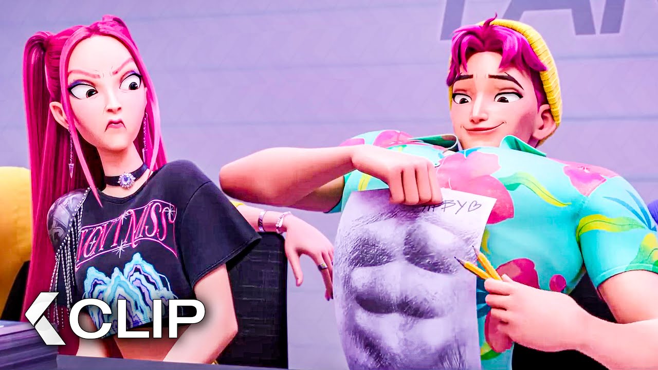 Saja Boys CRASH Huntrix's Event - K-POP DEMON HUNTERS Clip (2025)