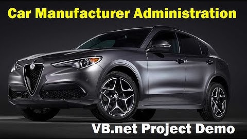 How to make VB net Project   Car Manufacturer Administration   Visual Basic Project   Demo VB114