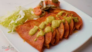 Tacos al Vapor Receta Fácil y Rápida  'El Saborcito Rojo'