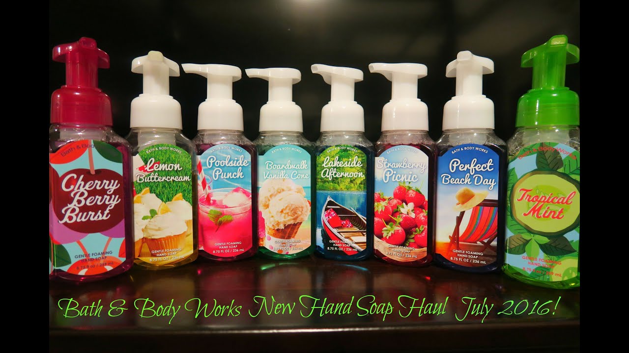 Bath & Body Works New Hand Soap Haul - July 2016!