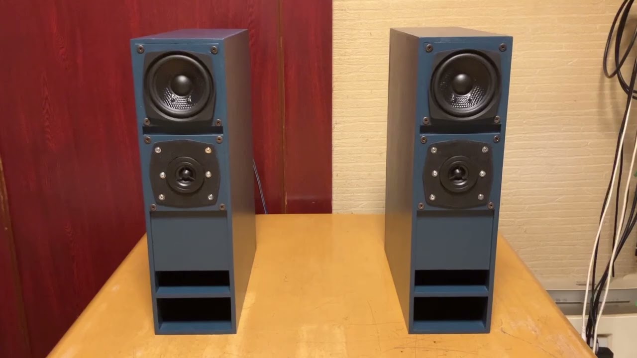 JBLユニット使用2way小型バックロードホーン (ジェー ビー エル) オーディオ試聴動画 JBLユニット使用2way小型バックロードホーン