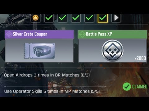 Call Of Duty Mobile Use Operator Skills 5 times in MP Matches Task Complete