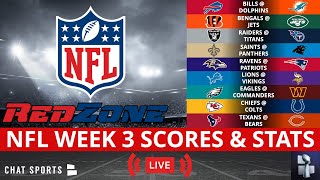 NFL RedZone Live Streaming NFL Week 3: Scoreboard, Highlights, Scores, Stats, News & Analysis