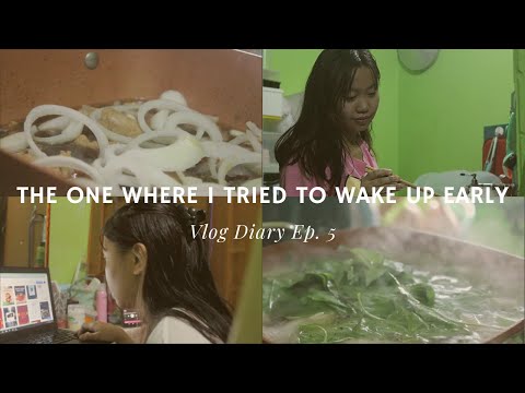Vlog Diary Ep 5: The One Where I Tried to Wake Up at 5AM