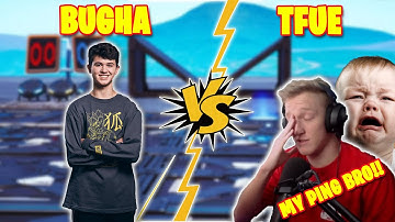 BUGHA  *DESTROYS* TFUE IN 1v1 (CREATIVE) - WORLD CUP WINNER VS TFUE