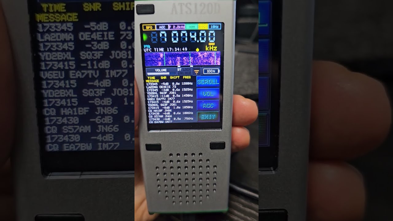 ATS 120D FT8 Digital Decode HAM Radio