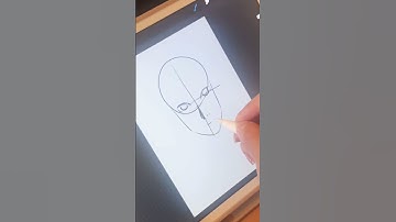 how to draw a ✨basic✨face #art #procreate #shorts