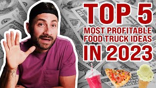TOP 5 MOST PROFITABLE FOOD TRUCK IDEAS For 2023 I Small Business Ideas screenshot 2