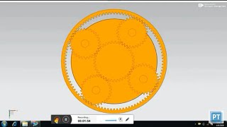 { Planetary Gear }In NX with Animation in just 2 minutes