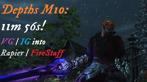 Depths M10 Speedrun: 11:56! [VG/IG & Rapier/FS]
