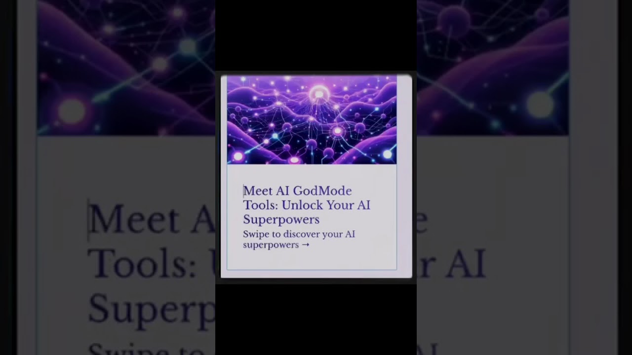 “This AI tool puts you in GOD MODE 🤖🔥Comment ‘GODMODE’ for the link 👇”