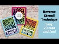 リバースステンシル技法