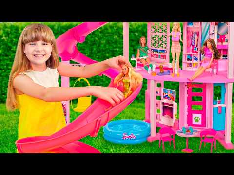 Diana Memilih Pesta Barbie Terbaik! DreamHouse vs DreamCamper Challenge
