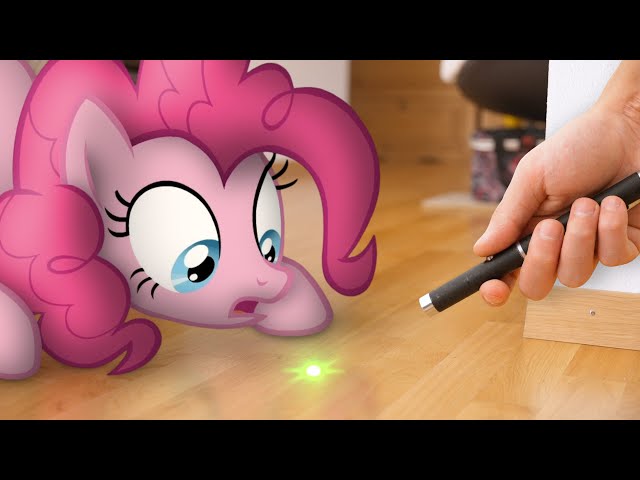 Pinkie Pie's New Friend (MLP in real life) class=