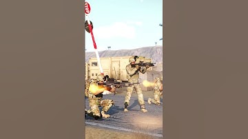Zombie demon launches vehicle at a soldier #arma3 #gaming #shorts