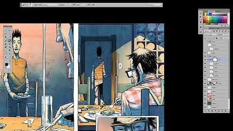 Comic Coloring with Masks in Photoshop - P.2