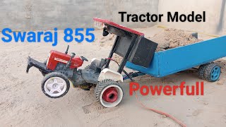 Swaraj 855 Diy Tractor Model Trolley Loaded #swaraj855 #tractormodel