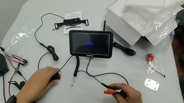 Leekooluu LK10 Wireless Backup Camera 7 Inch Pairing Video
