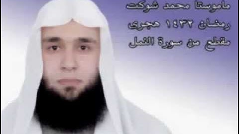 محمد شوكت .. مقطع من سورة النمل