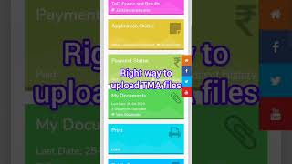 right way to upload TMA files !! April or Oct Exam !! 10th or 12th class Learners
