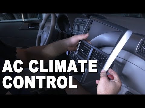 How To Remove an AC Climate Control Cluster - 2010 Subaru Forester