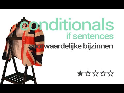 Grammatica: introductie van de conditionals, uitgelegd door Meester Gijs