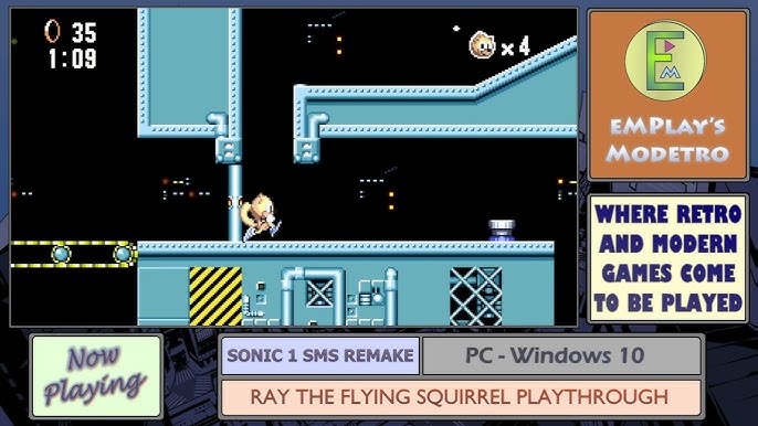 Sonic 1.9.0 (rev.3) SMS Remake (Windows) : Creative Araya : Free