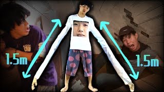 【コラボ】腕の長い人がいきなり出てきたらどんな反応をするの⁉︎
