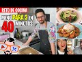 COCINA EN 40 MINUTOS PARA CONQUISTAR A TU PAREJA 😍👍 | EN CASA CON PAM Y FER