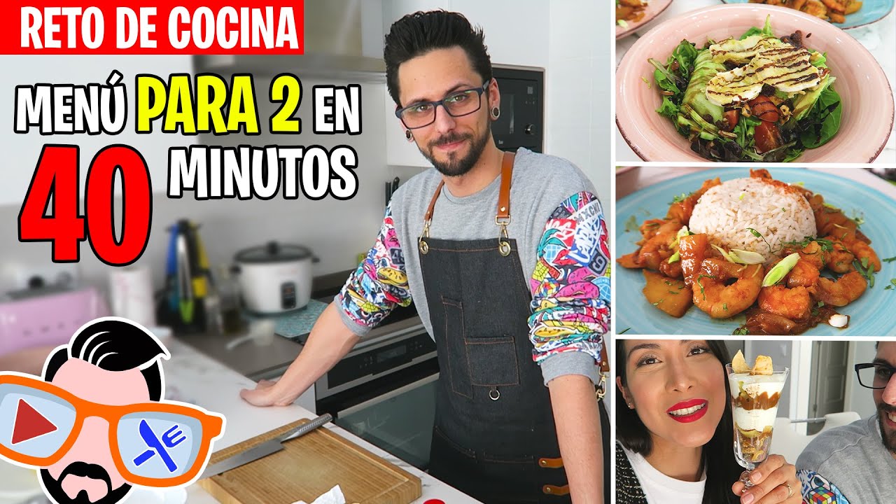 COCINA EN 40 MINUTOS PARA CONQUISTAR A TU PAREJA 😍👍 | EN CASA CON PAM Y FER