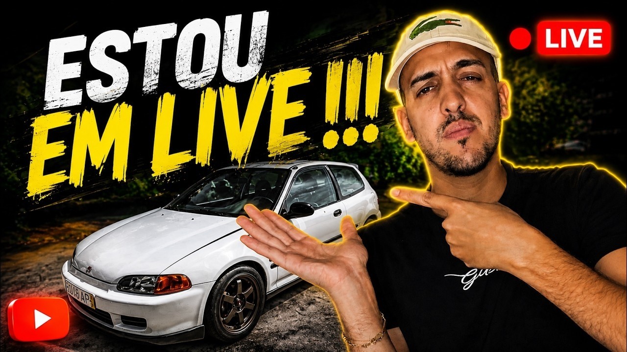 🛑LIVE IRL ➡️ ROLE NOTURNO DE HONDA EG K20 !!! | DIDITV