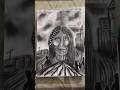 Composition of today’s society | drawing that capture emotions with charcoal #charcoal drawing #fyp