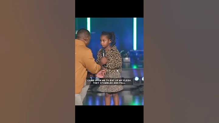 Pastor Tour and daughter Ella recite Psalms 27:1-4