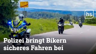 Zu viele Motorradunfälle im Taunus: Polizei startet "Biker Safety Tour" | hessenschau