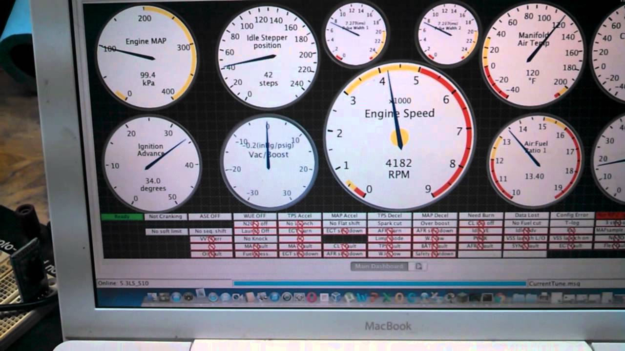 Tach Output Resolution Megasquirt 2 V3 FIDLE Tach Output Mod - YouTube