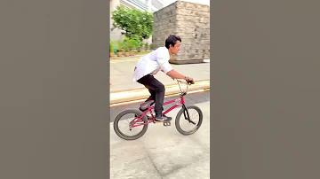 Never Stop Dreaming 🔥🚴🏿 Bmx Cycle Stunt #shorts Akram Bmx india 🇮🇳