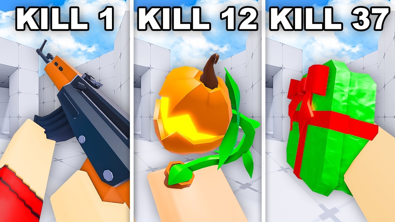 Secret Skin Rivals I Got A Kill With EVERY SKIN In Rivals! - YouTube