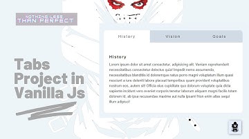 The Best Way to Learn How to Create Tabs with Vanilla JavaScript || Psycho Developer ||