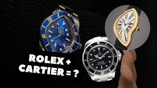 Что будет, если Rolex Submariner скрестить с Cartier Crash -  неожиданные часы 2023 года - LAARVEE