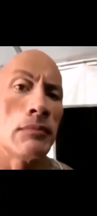 The Rock Eyebrow Raise with Vine Boom Soundeffect Meme