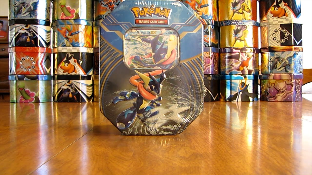 Pokemon Greninja EX Tin Opening